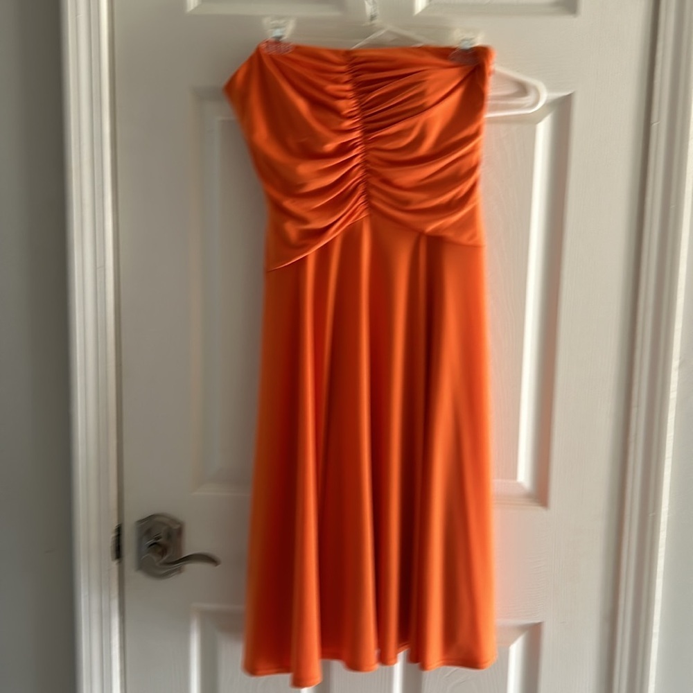 Laundry by Shelli Segal vintage Y2K NWT strapless Dress 8 wedding guest party